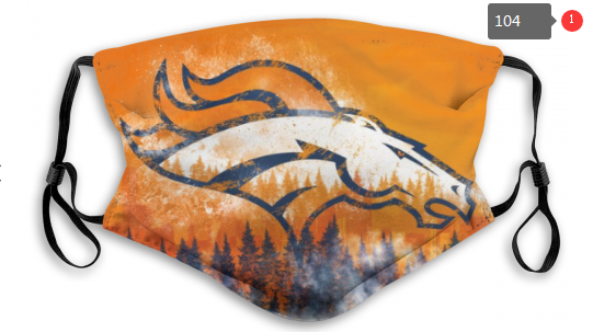 NFL Denver Broncos #2 Dust mask with filter